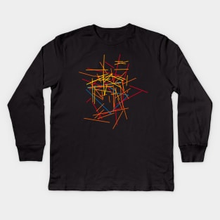 abstract architecture Kids Long Sleeve T-Shirt